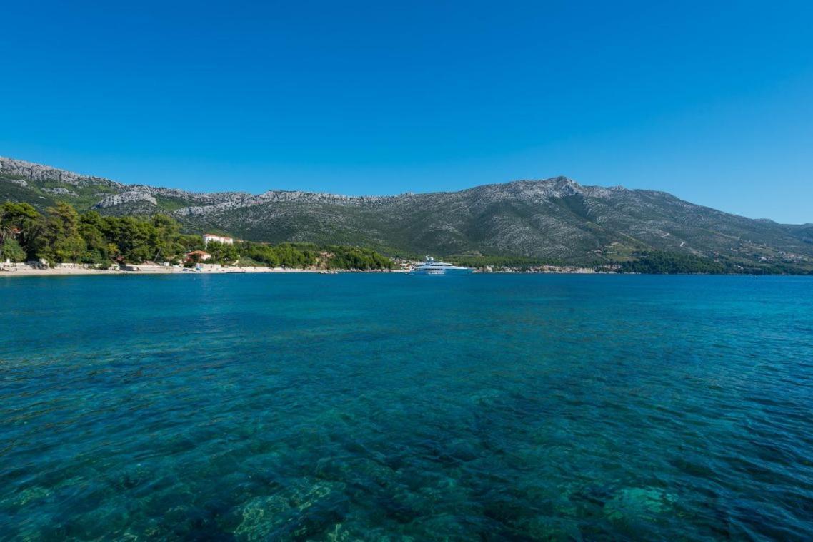 Luxury Beachfront Villa Mare With Private Pool At The Beach Orebic - Peljesac מראה חיצוני תמונה