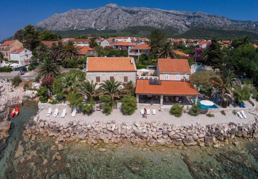 Luxury Beachfront Villa Mare With Private Pool At The Beach Orebic - Peljesac מראה חיצוני תמונה